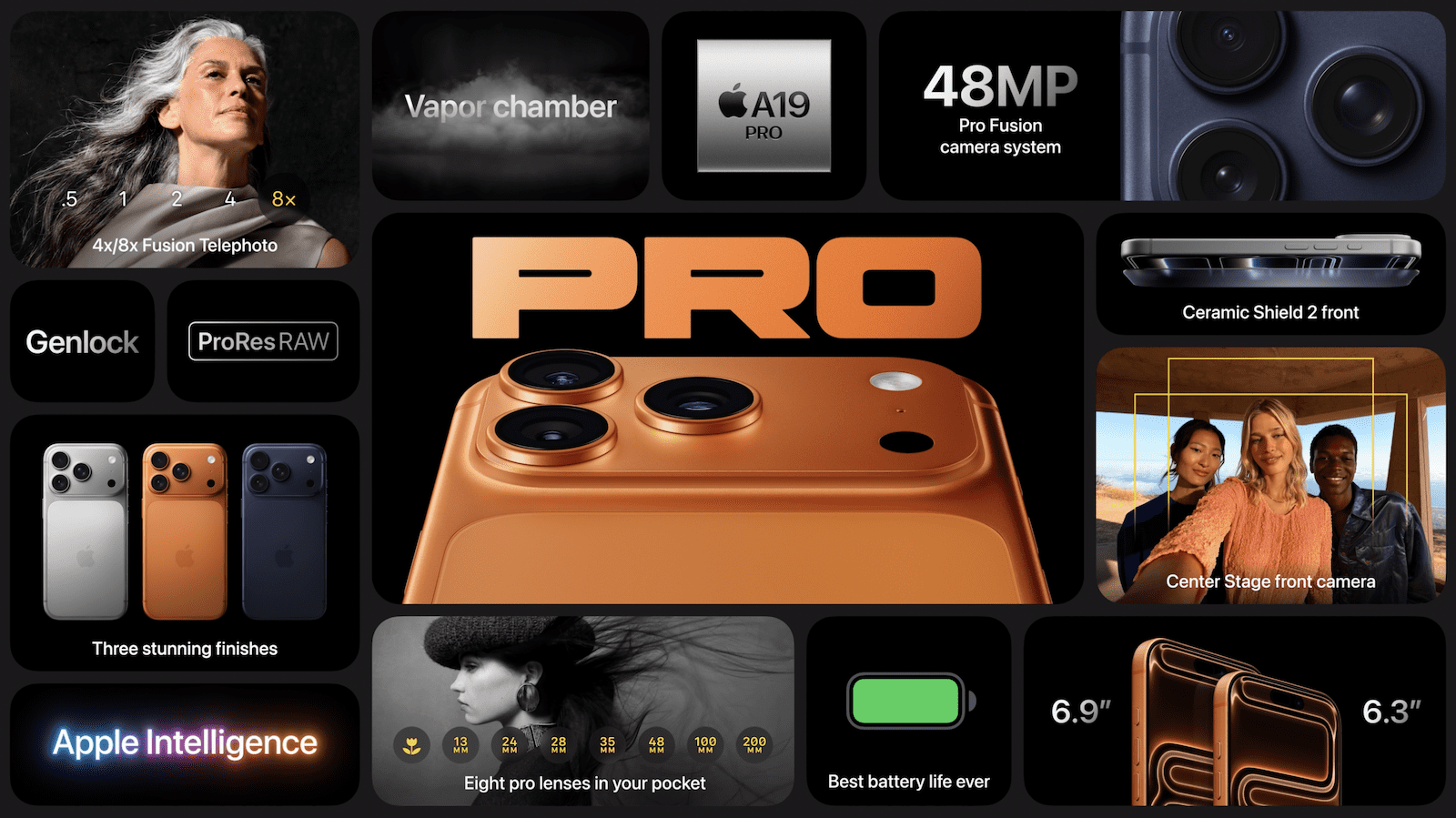 สเปค iPhone 17 Pro และ iPhone 17 Pro Max
